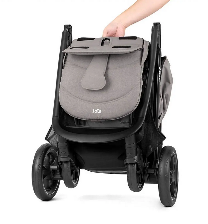 Joie Tourist Lightweight Travel Stroller – Compact Fold Baby Pushchair with One-Hand Quick Fold