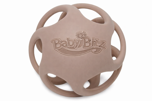 Baby Silicone Sensory Ball – Engraved Logo Teether Toy