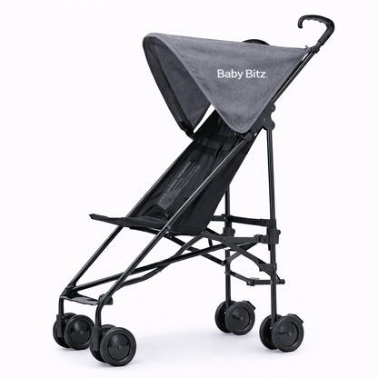 Baby Bitz Lightweight Umbrella Stroller – Compact Fold Travel Pushchair